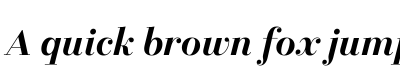 Preview of FONTSPRING DEMO - Allrounder Didone Big Medium Italic font