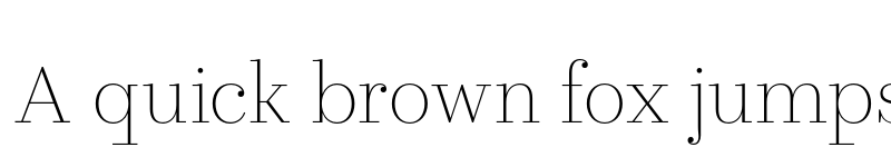 Preview of FONTSPRING DEMO - Allrounder Didone Big XLight Regular font