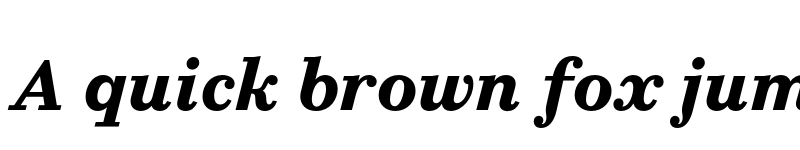 Preview of FONTSPRING DEMO - Allrounder Didone Bold Italic font