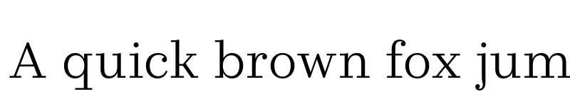 Preview of FONTSPRING DEMO - Allrounder Didone Book Regular font