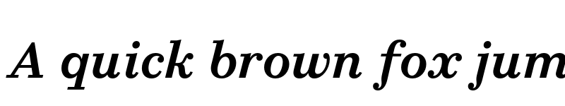 Preview of FONTSPRING DEMO - Allrounder Didone Medium Italic font