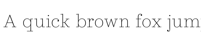 Preview of FONTSPRING DEMO - Allrounder Didone XLight Regular font