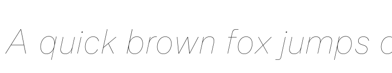 Preview of FONTSPRING DEMO - Allrounder Grotesk Air Italic font