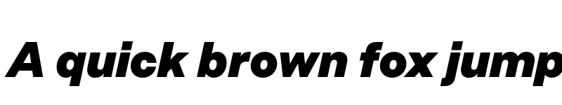 Preview of FONTSPRING DEMO - Allrounder Grotesk Black Italic font