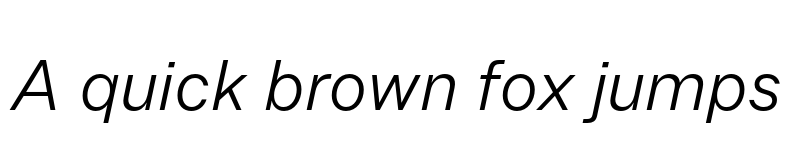 Preview of FONTSPRING DEMO - Allrounder Grotesk Book Italic font