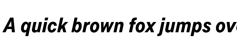 Preview of FONTSPRING DEMO - Allrounder Grotesk Cmp Bold Italic font