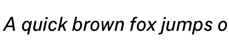 Preview of FONTSPRING DEMO - Allrounder Grotesk Cnd Italic font