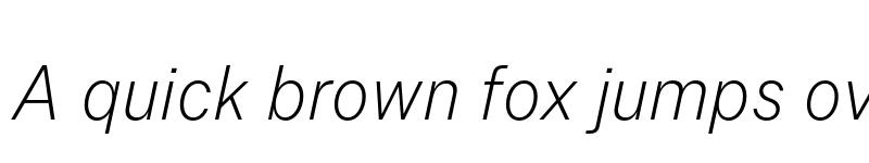 Preview of FONTSPRING DEMO - Allrounder Grotesk Cnd Light Italic font