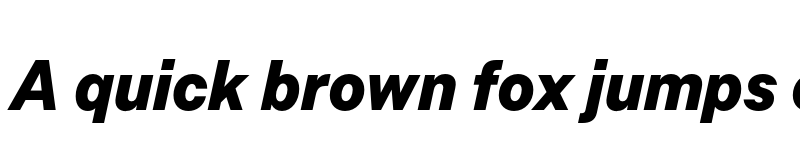 Preview of FONTSPRING DEMO - Allrounder Grotesk Cnd XBold Italic font