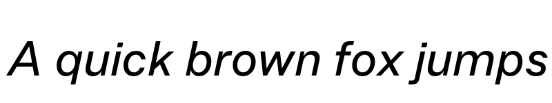 Preview of FONTSPRING DEMO - Allrounder Grotesk Italic font