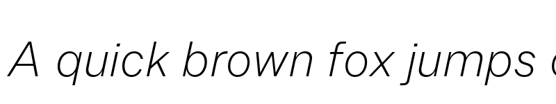 Preview of FONTSPRING DEMO - Allrounder Grotesk Light Italic font