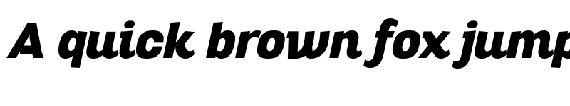 Preview of FONTSPRING DEMO - Altair Heavy Italic font