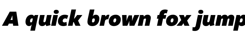 Preview of FONTSPRING DEMO - Altivo Black Italic font