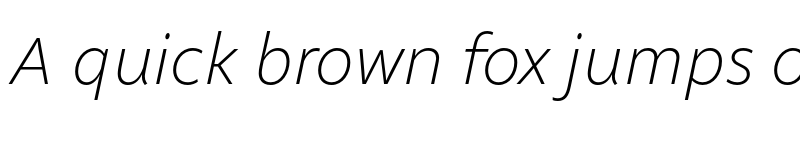 Preview of FONTSPRING DEMO - Altivo Extra Light Italic font