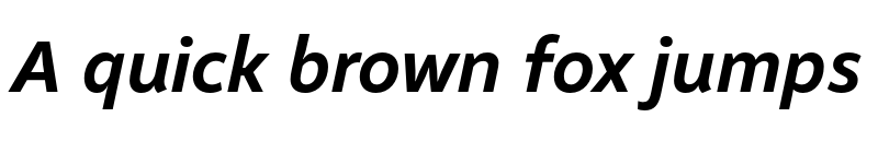 Preview of FONTSPRING DEMO - Altivo Medium Italic font