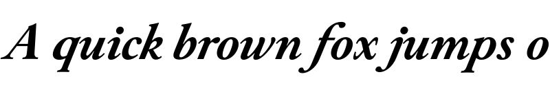 Preview of FONTSPRING DEMO - Alvito Nova Bold Italic font