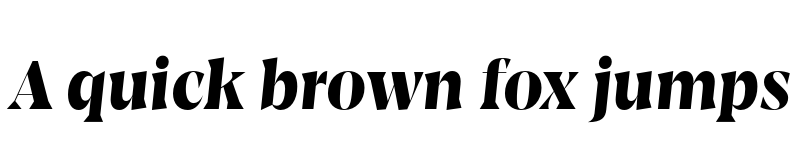 Preview of FONTSPRING DEMO - Amarga Bold It Regular font