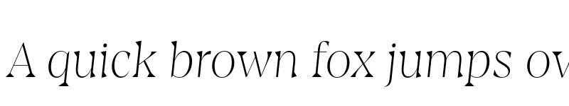 Preview of FONTSPRING DEMO - Amarga Thin It Regular font