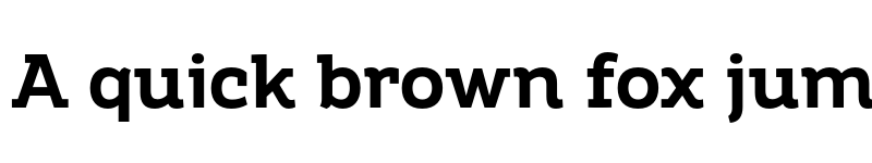 Preview of FONTSPRING DEMO - Amazing Slab Bold font