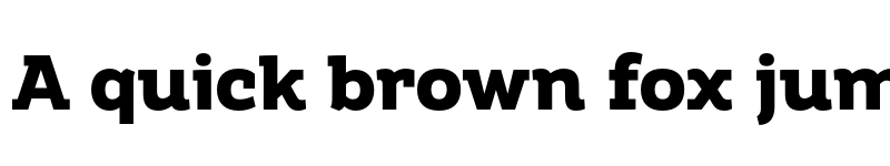 Preview of FONTSPRING DEMO - Amazing Slab Extrabold Regular font