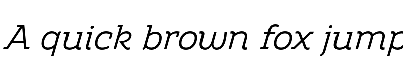 Preview of FONTSPRING DEMO - Amazing Slab Italic font