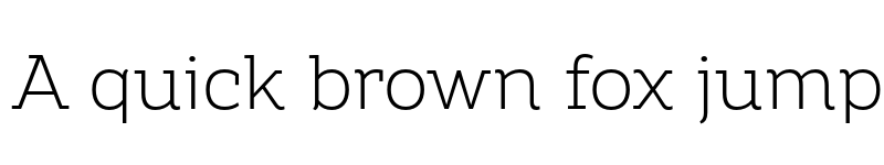 Preview of FONTSPRING DEMO - Amazing Slab Light Regular font