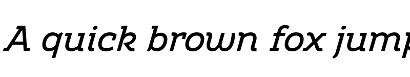 Preview of FONTSPRING DEMO - Amazing Slab Medium Italic font