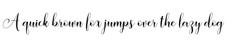 Preview of FONTSPRING DEMO - Amberland Script Regular font