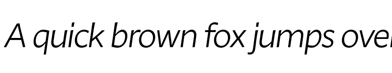 Preview of FONTSPRING DEMO - Ambra Sans Book Italic font