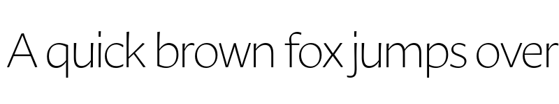 Preview of FONTSPRING DEMO - Ambra Sans Light Regular font