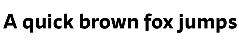 Preview of FONTSPRING DEMO - Ambra Sans Text Bold font