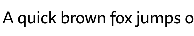 Preview of FONTSPRING DEMO - Ambra Sans Text Regular font