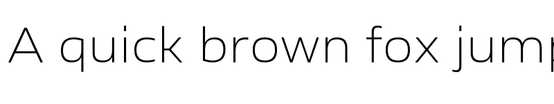 Preview of FONTSPRING DEMO - Ambulatoria A ExtLt Regular font