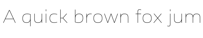 Preview of FONTSPRING DEMO - Ambulatoria A Thin Regular font