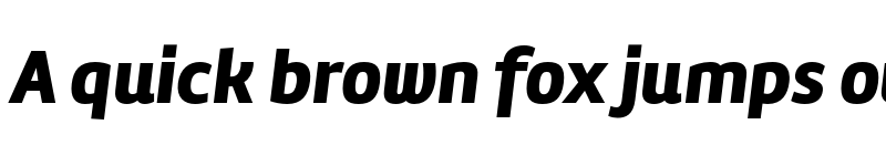 Preview of FONTSPRING DEMO - Amelia Black Italic Regular font