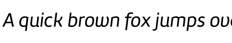 Preview of FONTSPRING DEMO - Amelia Italic font