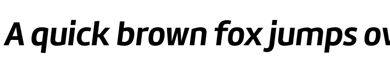 Preview of FONTSPRING DEMO - Amelia Oblicua Bold Regular font