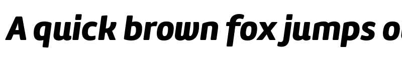 Preview of FONTSPRING DEMO - Amelia-Rounded-Black Italic font