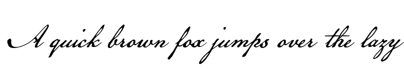 Preview of FONTSPRING DEMO - American Scribe Regular font