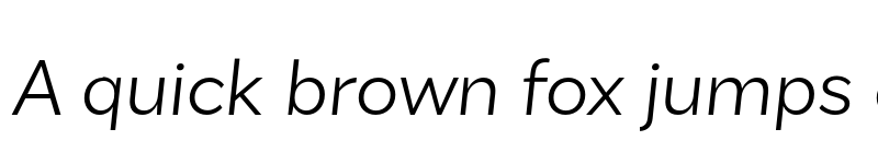 Preview of FONTSPRING DEMO - Amica Pro Lt Italic font