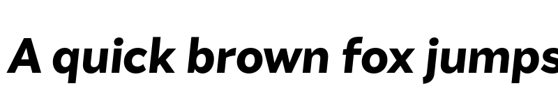 Preview of FONTSPRING DEMO - Amica Pro XBd Italic font