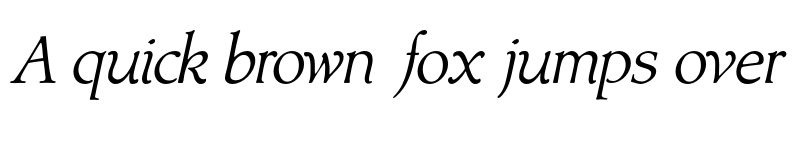 Preview of FONTSPRING DEMO - Amitale Book Italic font