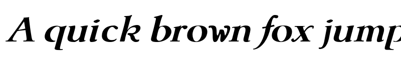 Preview of FONTSPRING DEMO - Amitale Wide Bold Italic font