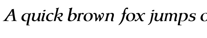 Preview of FONTSPRING DEMO - Amitale Wide Italic font