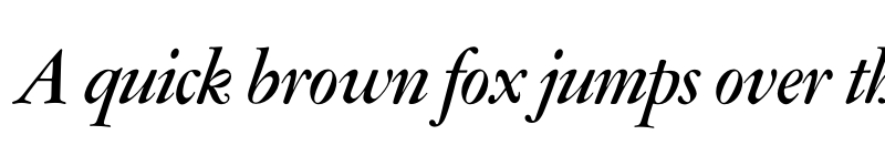 Preview of FONTSPRING DEMO - Amsterdamer Garamont Pro Bold Italic font