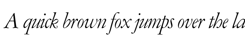 Preview of FONTSPRING DEMO - Amsterdamer Garamont Pro Italic font