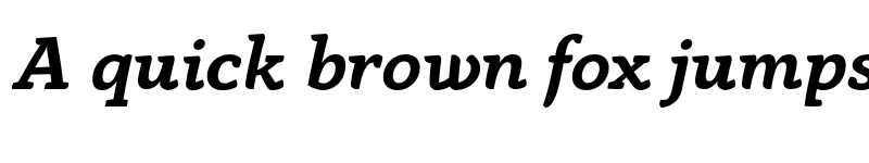 Preview of FONTSPRING DEMO - Anaphora Bold Italic font