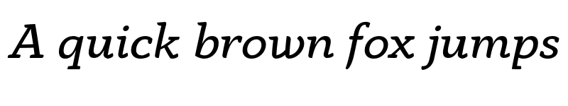 Preview of FONTSPRING DEMO - Anaphora Book Italic font