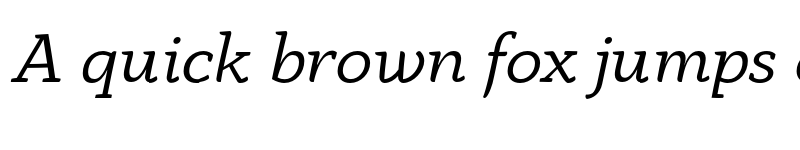 Preview of FONTSPRING DEMO - Anaphora Italic font