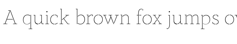 Preview of FONTSPRING DEMO - Anaphora Stencil Thin Regular font